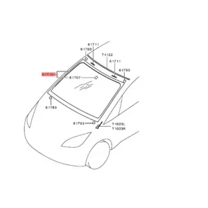 Szyba czołowa colt Mitsubishi Wybór klientów