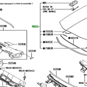Szyba czołowa corolla 2019Toyota - wyprzedaż Wysoka jakość