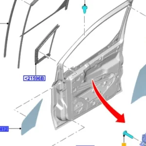 Szyba drzwi przednich lewych connect 2013FORD Hit sprzedaży