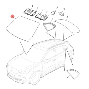 Ograniczona ilość Szyba przednia czołowa S5 ev