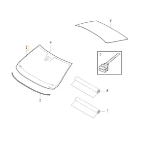 Darmowa dostawa Szyba przednia czołowa Volvo