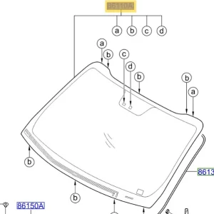 Tylko dziś Szyba czołowa KIA Sportage (2014-2015) - wyprzedaż