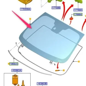 Szyba czołowa MK4 FORD Bestseller