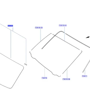 Bezpieczna płatność Szyba czołowa N.Na D23M - wyprzedaż