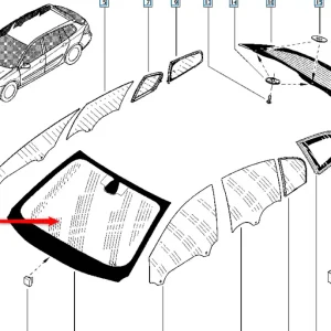 Szyba czołowa Renault Laguna III Dostępne od ręki