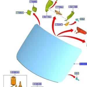 Kup online Szyba czołowa transit 2014FORD - wyprzedaż