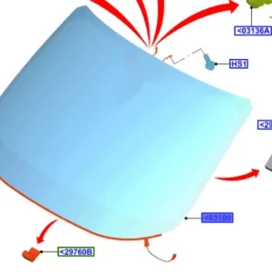 Szyba czołowa transit connect 2013FORD - wyprzedaż Cena promocyjna