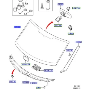 Darmowa dostawa Szyba czołowa transit TT9 20062014 FORD - wyprzedaż