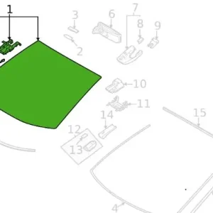 Szyba czołowa venza Toyota - wyprzedaż Taniej