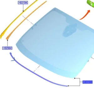 Oferta limitowana Szyba przednia fiesta 2017FORD - wyprzedaż