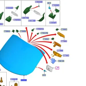 Darmowy zwrot Szyba przednia FORD