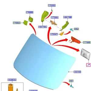 Szyba przednia transit 2014FORD Super okazja