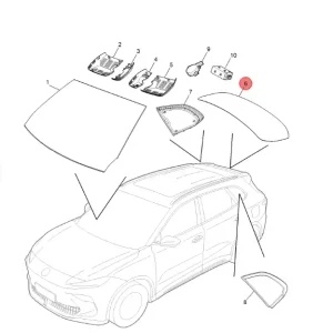 Szyba tylna S5 ev MG Tylko do końca tygodnia