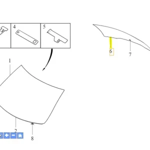 Szyba tylna Volvo XC60 2018 Wyprzedaż