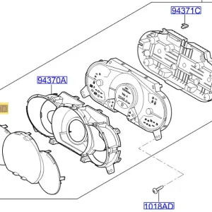 Szyba zestawy wskaźników KIA Ceed (2012-2018) - wyprzedaż Wysoka jakość