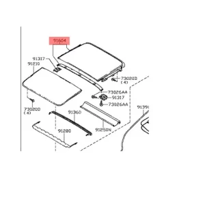 Super okazja Szyberdach xtrail NISSAN - wyprzedaż