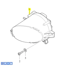 Światło do jazdy dziennej Volvo C30 Szybka wysyłka