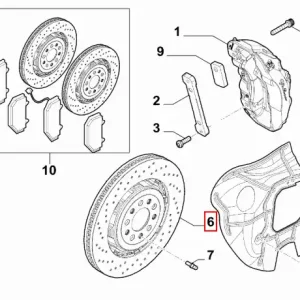 Łatwy zwrot Tarcza hamulcowa Alfa Romeo Giulia/Stelvio - wyprzedaż