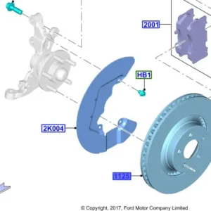 Popularny Tarcza hamulcowa przód 20152023 FORD