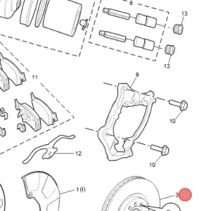 Tarcza hamulcowa przód mg hs 2024 Zniżka