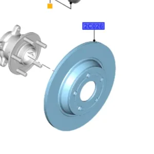 Hit sprzedaży Tarcza hamulcowa tył focus MK4 FORD