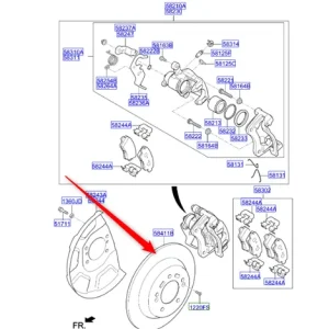 Tarcza koła tylnego 2016 2018 Łatwy zwrot
