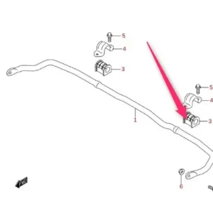 Taniej Tuleja drążka stabilizatora przód Suzuki