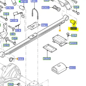 Dodaj do koszyka Tuleja resora tylnego Ford Transit 2006 2014 - wyprzedaż