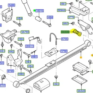 Tani Tuleja resora zawieszenia Ford Transit 2006 - wyprzedaż