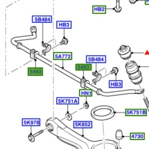 Promocja Tuleja stabilizatora tylnego Ford Focus MK1 - wyprzedaż