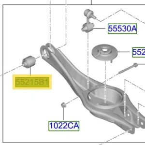 Tuleja wahacza prawy przód KIA Ceed / Xceed / Proceed (2018-) - wyprzedaż Premium