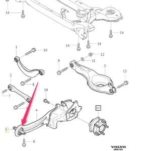 Promocja Tuleja wahacza tył V40CC V40 Volvo