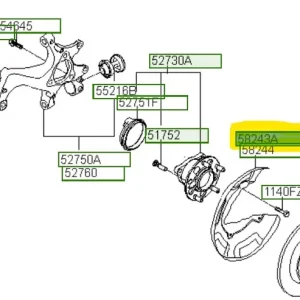 Bestseller Tarcza kotwiczna Hyundai Elantra (2016) OE