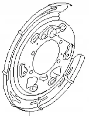 Tarcza kotwiczna IX35 Hyundai Bestseller