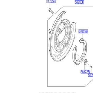 Tarcza kotwiczna KIA Tani