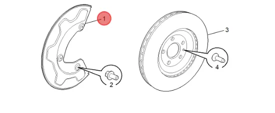 Tarcza kotwiczna przód lewa mg S5 ev Ostatnia szansa