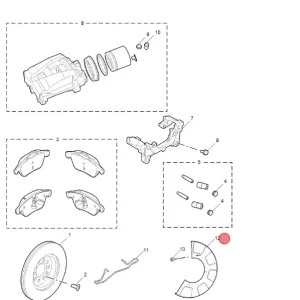 Tarcza kotwiczna przód prawa mg zs I clasic Wyjątkowa oferta