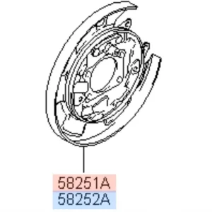 Szybka wysyłka Tarcza kotwiczna tył