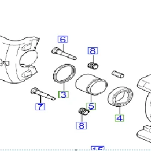 Tarcza kotwiczna tył prawa Łatwy zwrot