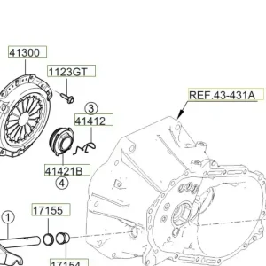 Cena promocyjna Tarcza sprzęgła Hyundai I10 - wyprzedaż
