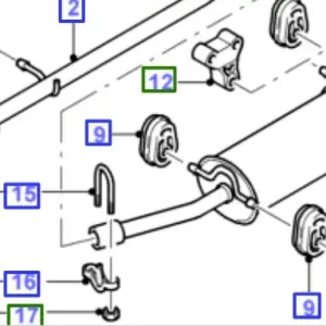 Najlepsza cena Tłumik końcowy fiesta 9502 FORD - wyprzedaż