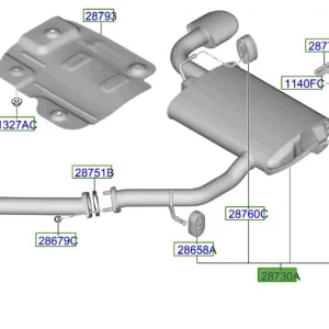 Tłumik końcowy Kia ProCeed 20-25 Zamów dziś
