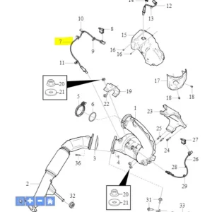 Super okazja Tylna sonda lambda XC40 XC90 XC60 V60