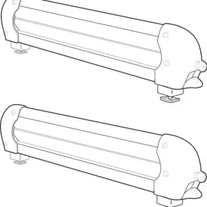 Uchwyt na narty lub snowboard Suzuki Alto / Baleno / Ignis - wyprzedaż Hit cenowy
