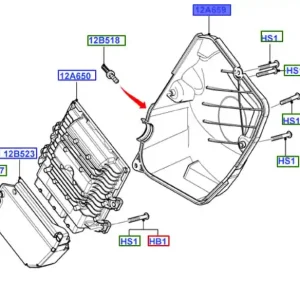 Uchwyt obudowa modułu Ford Focus MK2 Cmax - wyprzedaż Tani