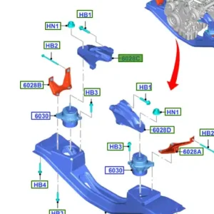 Uchwyt wspornik silnika Ford Transit 2014 - wyprzedaż Cena promocyjna