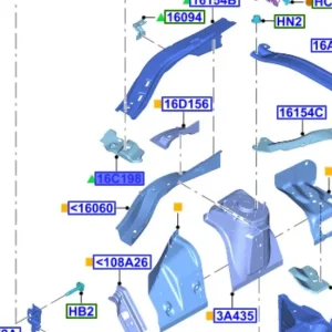 Uchwyt zamocowanie boczne Ford Mustang 15 23 - wyprzedaż Hit sprzedaży
