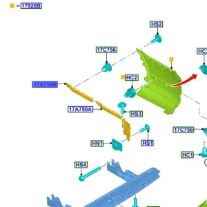 Tylko do końca tygodnia Uchwyt zderzaka tylnego prawego transit 2014FORD - wyprzedaż