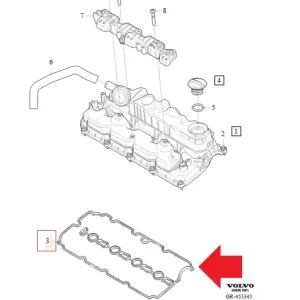 Premium Uszczelka pokrywy zaworów Volvo