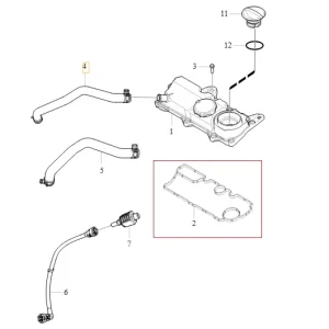 Uszczelka pokrywy zaworów Volvo XC60 S60 XC40 Obniżka ceny